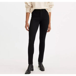 Levi's Women's Black 721 High-Rise Skinny Jeans Size 27x32 Stretch Sculpting